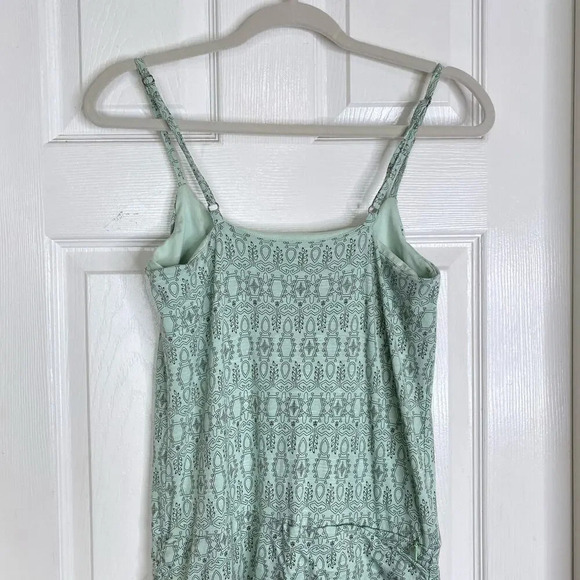 TOAD & CO Long Island Dress Mint Green Maxi Tank Size Small Tencel Cotton Summer - Picture 7 of 9